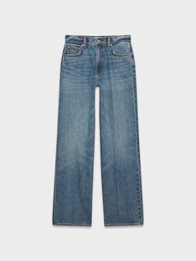 Denim Forum The Farrah Hi-Rise Wide Jean